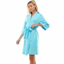 Women's Croft & Barrow® Waffle Texture Robe -Outlet Croft & Barrow Store 2749414 ALT2