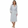 Women's Croft & Barrow® Waffle-Knit Long Shawl-Collar Robe
