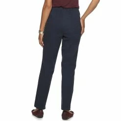Women's Croft & Barrow® Classic Pull-On Straight Leg Pants -Outlet Croft & Barrow Store 2924992 ALT