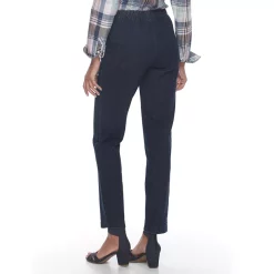 Women's Croft & Barrow® Classic Pull-On Straight Leg Pants -Outlet Croft & Barrow Store 2924992 ALT3