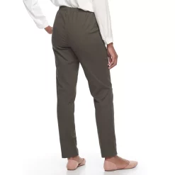 Women's Croft & Barrow® Classic Pull-On Straight Leg Pants -Outlet Croft & Barrow Store 2924992 ALT4