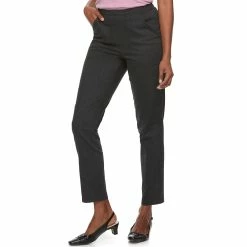 Outlet Croft & Barrow Store 38 Women's Croft & Barrow® Classic Pull-On Straight Leg Pants