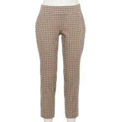 Petite Croft & Barrow® Effortless Stretch Pants 31 Petite Croft & Barrow® Effortless Stretch Pants -Outlet Croft & Barrow Store 3294699 Beige Classic Check
