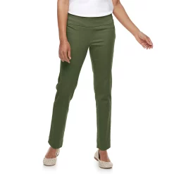 Petite Croft & Barrow® Effortless Stretch Pants 28 Petite Croft & Barrow® Effortless Stretch Pants -Outlet Croft & Barrow Store 3294699 Infantry Olive