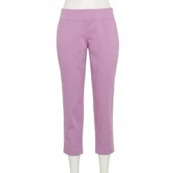 Petite Croft & Barrow® Effortless Stretch Pants 40 Petite Croft & Barrow® Effortless Stretch Pants -Outlet Croft & Barrow Store 3294699 Lilac