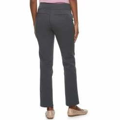 Women's Croft & Barrow® Effortless Stretch Pull-On Mid-Rise Straight-Leg Pants 43 Women's Croft & Barrow® Effortless Stretch Pull-On Mid-Rise Straight-Leg Pants -Outlet Croft & Barrow Store 3354493 ALT