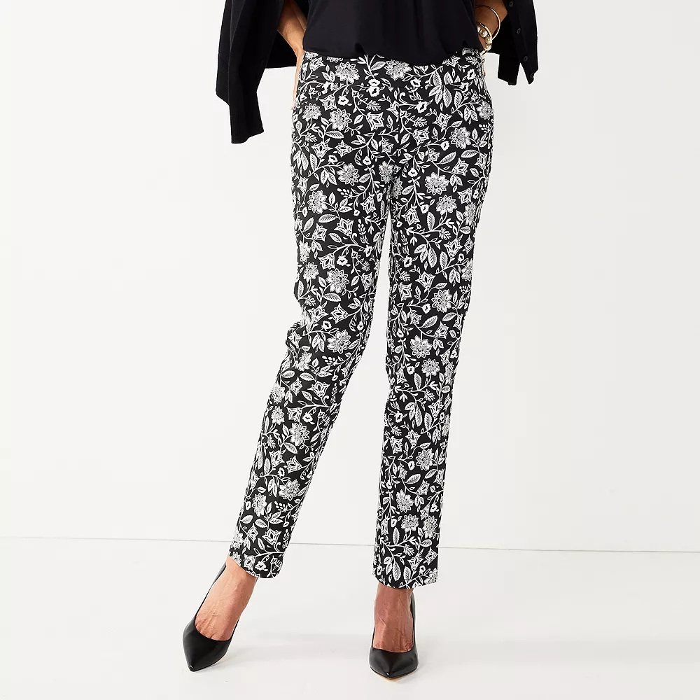 Women's Croft & Barrow® Effortless Stretch Pull-On Mid-Rise Straight-Leg Pants 15 Women's Croft & Barrow® Effortless Stretch Pull-On Mid-Rise Straight-Leg Pants - Image 15