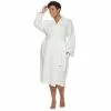 Plus Size Croft & Barrow® Shawl-Collar Waffle Robe