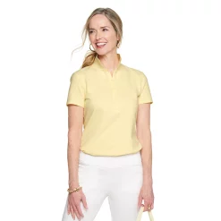 Women's Croft & Barrow® Essential Classic Pique Polo Shirt -Outlet Croft & Barrow Store 3508798 Light Yellow