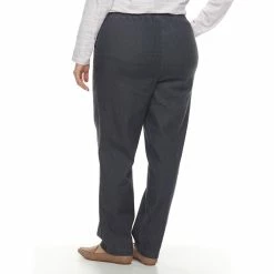 Plus Size Croft & Barrow® Pull-On Tapered-Leg Jeans -Outlet Croft & Barrow Store 379623 ALT2