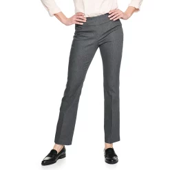 Women's Croft & Barrow® Effortless Stretch Pull-On Bootcut Pants -Outlet Croft & Barrow Store 3857885 Heather Gray