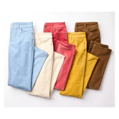 Women's Croft & Barrow® Straight-Leg Corduroy Pants -Outlet Croft & Barrow Store 3880395 ALT2