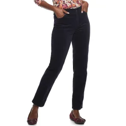 Women's Croft & Barrow® Straight-Leg Corduroy Pants -Outlet Croft & Barrow Store 3880395 Genuine Navy