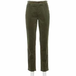 Women's Croft & Barrow® Straight-Leg Corduroy Pants -Outlet Croft & Barrow Store 3880395 Olive
