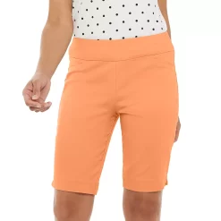 Women's Croft & Barrow® Effortless Stretch Bermuda Shorts -Outlet Croft & Barrow Store 3913048 Coral
