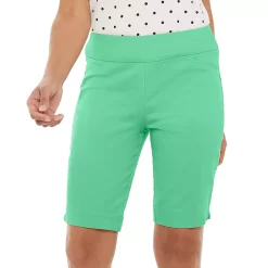 Women's Croft & Barrow® Effortless Stretch Bermuda Shorts -Outlet Croft & Barrow Store 3913048 Seascape