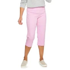 Women's Croft & Barrow® Effortless Stretch Capri Pants -Outlet Croft & Barrow Store 3918078 Lilac