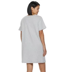 Women's Croft & Barrow® Waffle-Knit Zip-Front Short Sleeve Robe -Outlet Croft & Barrow Store 3919609 ALT