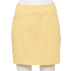 Women's Croft & Barrow® Effortless Stretch Skort -Outlet Croft & Barrow Store 3926073 Summer Squash