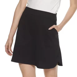 Women's Croft & Barrow® Easy Pull-On Skort -Outlet Croft & Barrow Store 3947868 Black