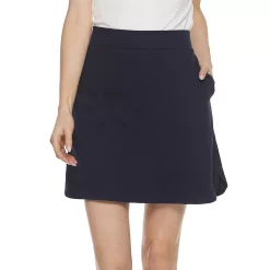 Women's Croft & Barrow® Easy Pull-On Skort -Outlet Croft & Barrow Store 3947868 Navy