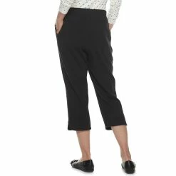 Women's Croft & Barrow® Easy Pull-On Knit Capri Pants -Outlet Croft & Barrow Store 3982181 ALT