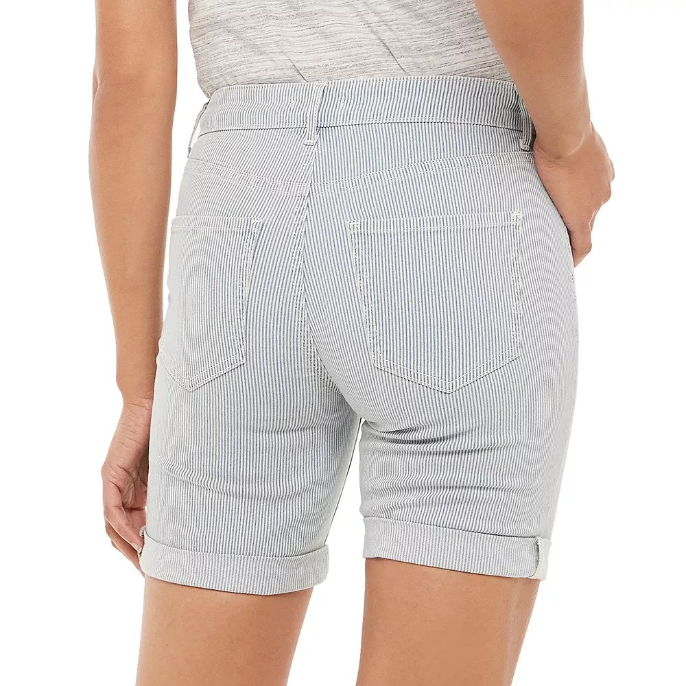 Women's Croft & Barrow® Cuffed Jean Shorts 5 Women's Croft & Barrow® Cuffed Jean Shorts - Image 5