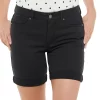 Women's Croft & Barrow® Cuffed Jean Shorts