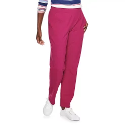Women's Croft & Barrow® Easy Knit Straight-Leg Pants -Outlet Croft & Barrow Store 4517063 Berry