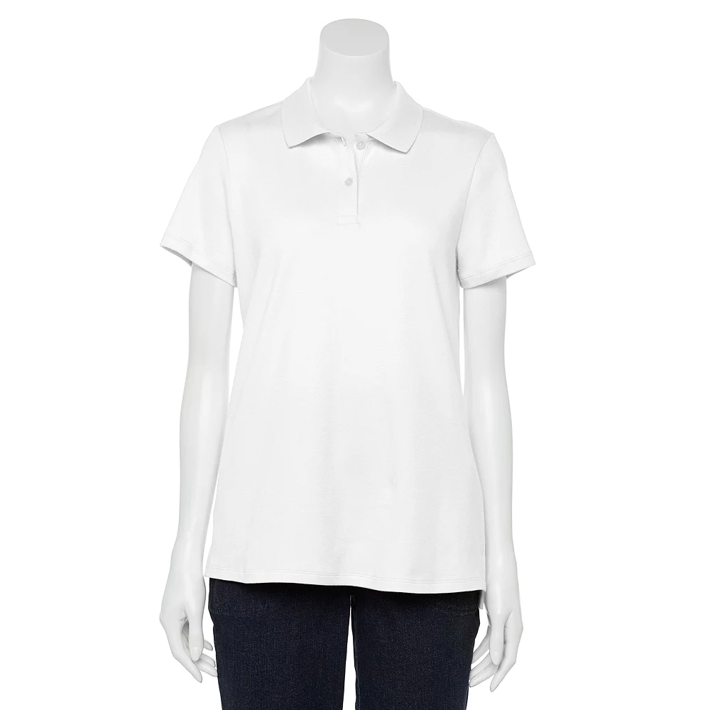 Petite Croft & Barrow® Essential Polo Shirt 6 Petite Croft & Barrow® Essential Polo Shirt - Image 6