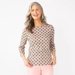 Women's Croft & Barrow® Boatneck Top