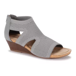 Croft & Barrow® Rosiee Women's Wedge Sandals -Outlet Croft & Barrow Store 4619307 Gray