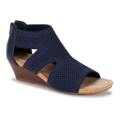 Croft & Barrow® Rosiee Women's Wedge Sandals -Outlet Croft & Barrow Store 4619307 Navy