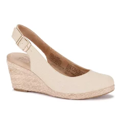Croft & Barrow® Douglas Fir Women's Espadrille Wedge Sandals -Outlet Croft & Barrow Store 4660213 Beige