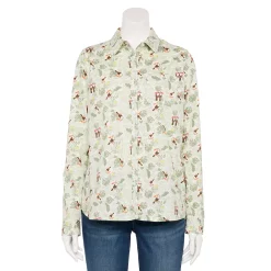 Women's Croft & Barrow® Essential Comfort Stretch Shirt 51 Women's Croft & Barrow® Essential Comfort Stretch Shirt -Outlet Croft & Barrow Store 4676876 Toucan Print