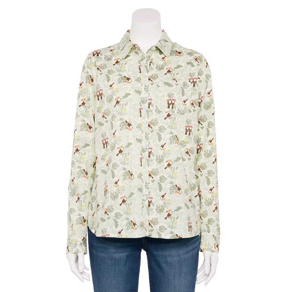 Women's Croft & Barrow® Essential Comfort Stretch Shirt 15 Women's Croft & Barrow® Essential Comfort Stretch Shirt - Image 15