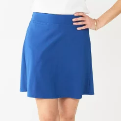 Women's Croft & Barrow® Classic Comfort Collection A-Line Skort -Outlet Croft & Barrow Store 4845651 River
