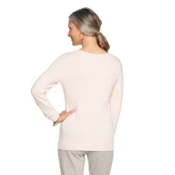 Women's Croft & Barrow® The Extra Soft V-Neck Sweater -Outlet Croft & Barrow Store 4922640 ALT