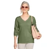 Women's Croft & Barrow® The Extra Soft V-Neck Sweater