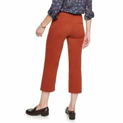 Women's Croft & Barrow® Effortless Stretch Crop Wide-Leg Pants -Outlet Croft & Barrow Store 4945860 ALT