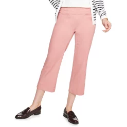 Women's Croft & Barrow® Effortless Stretch Crop Wide-Leg Pants