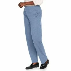 Petite Croft & Barrow® Easy Knit Straight-Leg Pants -Outlet Croft & Barrow Store 5011472 Blue Heather
