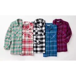 Women's Croft & Barrow® The Extra Soft Plaid Flannel Shirt -Outlet Croft & Barrow Store 5069612 ALT
