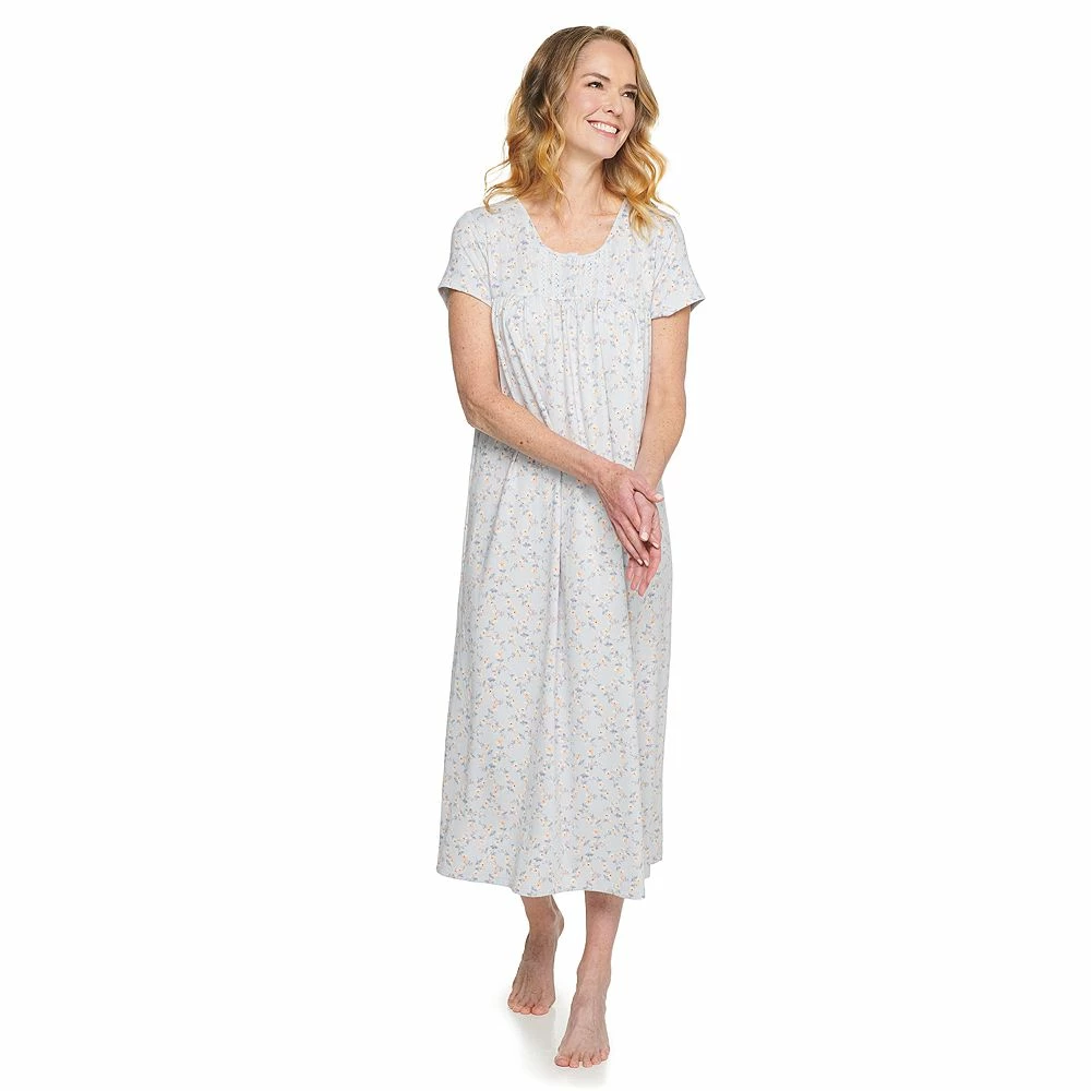 Women's Croft & Barrow® Short Sleeve Henley Nightgown 2 Women's Croft & Barrow® Short Sleeve Henley Nightgown - Image 2
