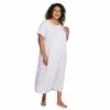 Plus Size Croft & Barrow® Short Sleeve Henley Nightgown
