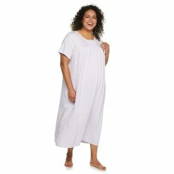 Outlet Croft & Barrow Store 52 Plus Size Croft & Barrow® Short Sleeve Henley Nightgown