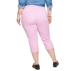 Plus Size Croft & Barrow® Effortless Stretch Capri Pants -Outlet Croft & Barrow Store 5181005 ALT