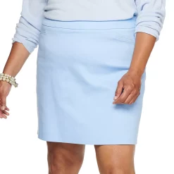 Plus Size Croft & Barrow® Effortless Stretch Skort 18 Plus Size Croft & Barrow® Effortless Stretch Skort -Outlet Croft & Barrow Store 5181081 Chambray Blue