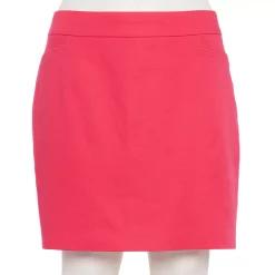 Plus Size Croft & Barrow® Effortless Stretch Skort 20 Plus Size Croft & Barrow® Effortless Stretch Skort -Outlet Croft & Barrow Store 5181081 Geranium
