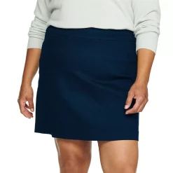 Plus Size Croft & Barrow® Effortless Stretch Skort 13 Plus Size Croft & Barrow® Effortless Stretch Skort -Outlet Croft & Barrow Store 5181081 Navy